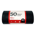 Heavy Duty Black Bin Liners 50 Pack 329777