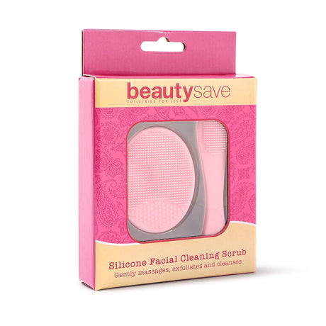 Silicone Facial Cleansing Scrub - Pink 330114-PINK