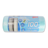 100 Fragranced Pedal Bin Bags - Blue 331034-blue