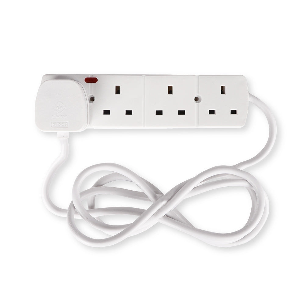 4-Way Surge Protected Extension Lead 2M  332657