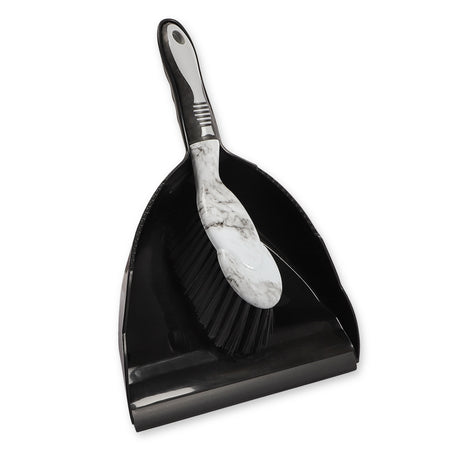 Marble Printed Dustpan And Brush  314239