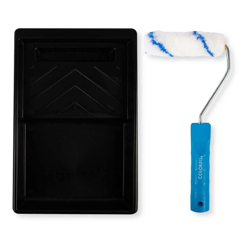 Coloroll 7 Inch Paint Roller And Tray 294899