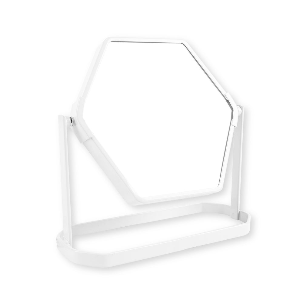 Hexagon Mirror White 327297-HEXAGON-MIRROR-WHITE