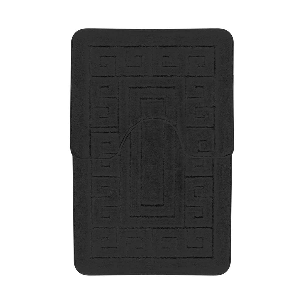 Greek Key Bathmat & Pedestal Set