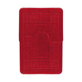 Greek Key Bathmat & Pedestal Set