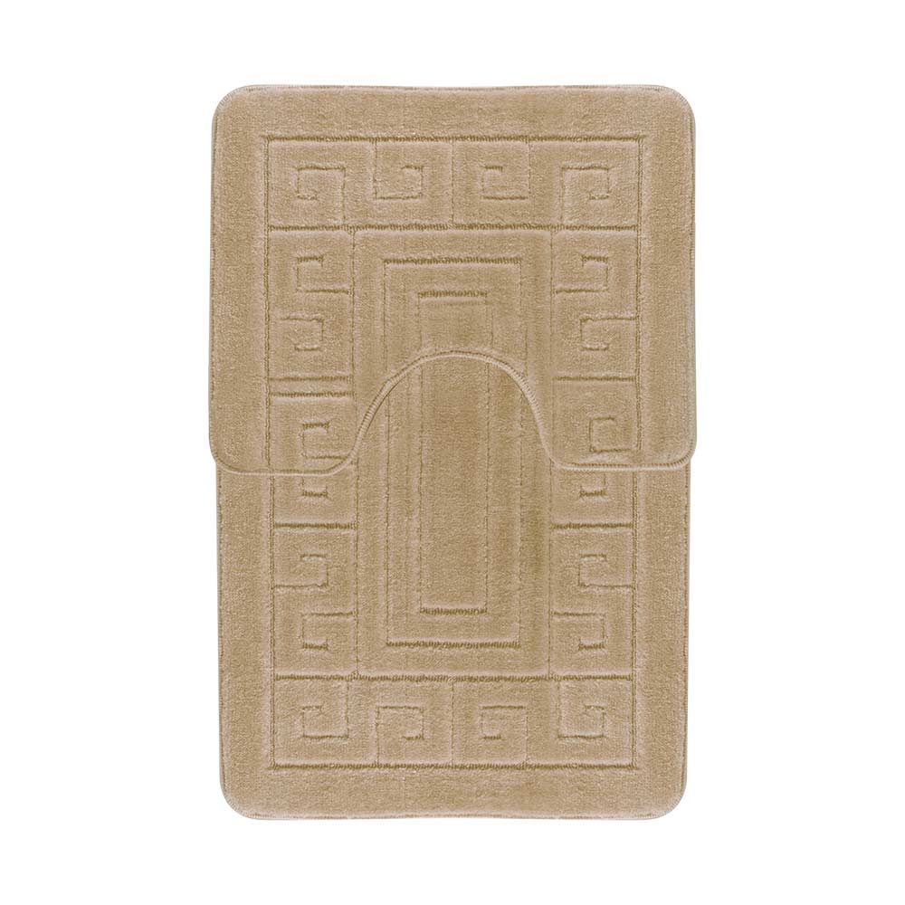 Greek Key Bathmat & Pedestal Set