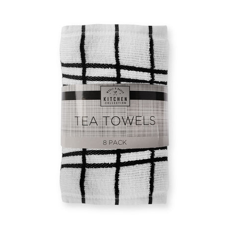 8 Pack Tea Towels 336884