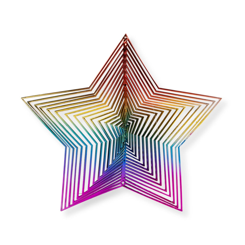 3D Rainbow Sun Catcher - Star 335137-STAR