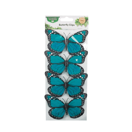Butterfly Plant Clips - Blue 335143-blue