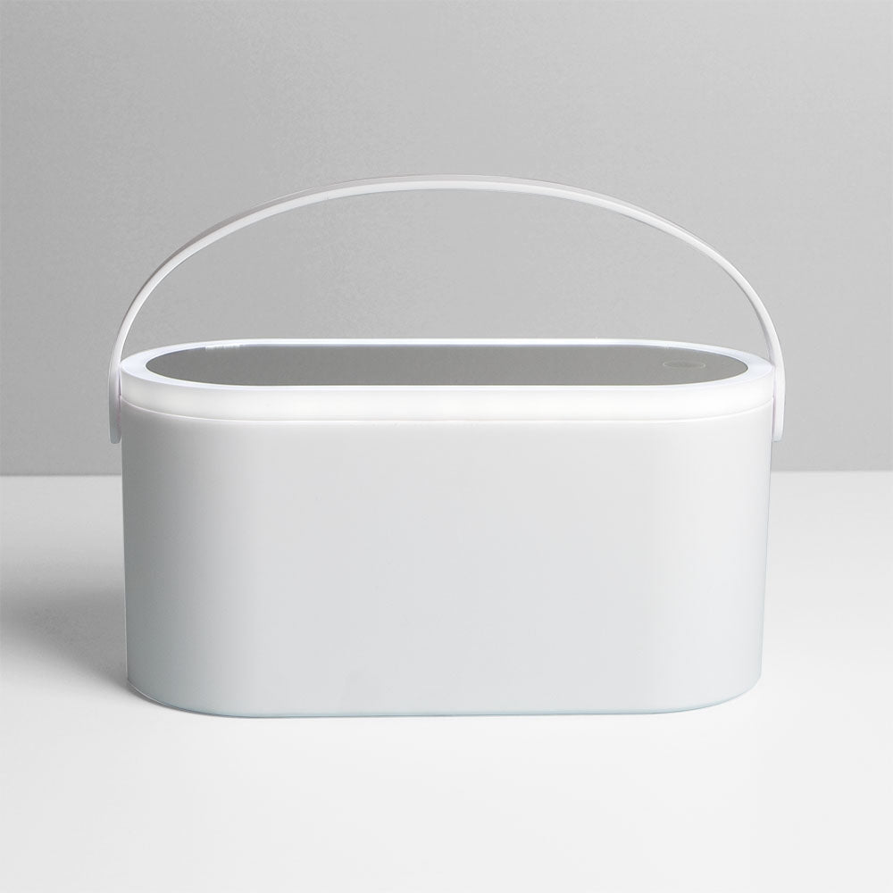 Led Make-Up Mirror Box - White 341287