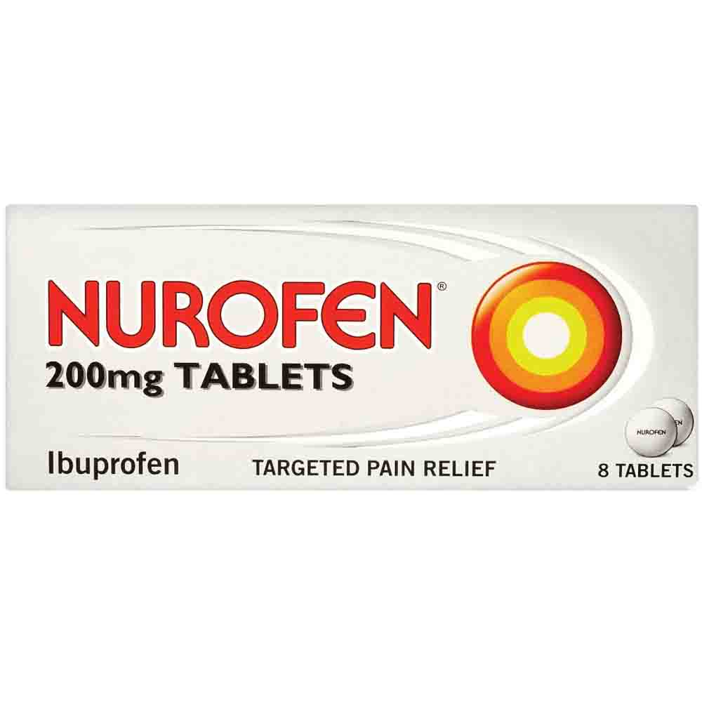 Nurofen Ibuprofen 8 Tablets 151902