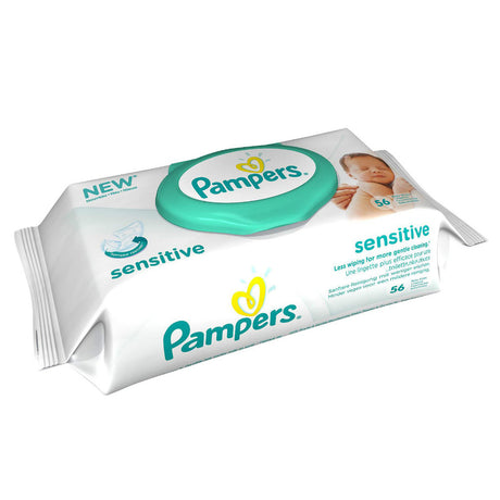 Pampers New Baby Sensitive Wipes 52Pk | Poundstretcher 211556