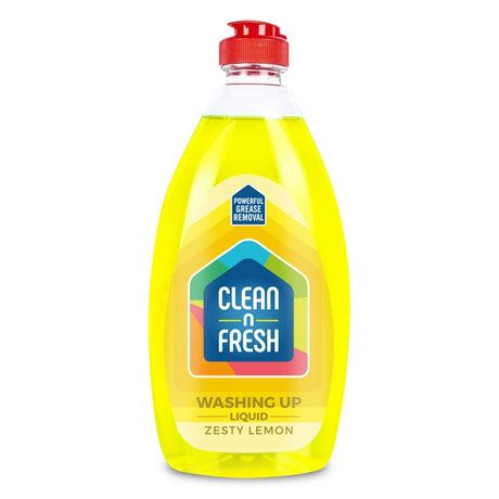 Clean N Fresh Washing Up Liquid Lemon Burst 500Ml  212585