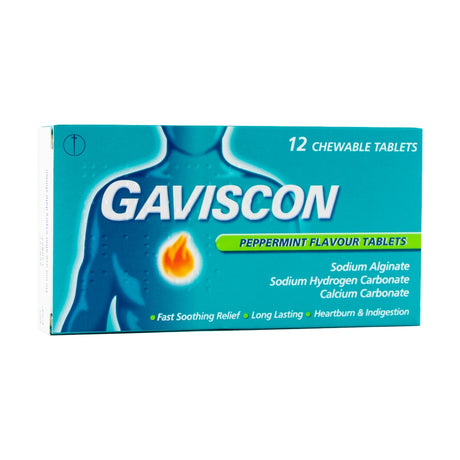 Gaviscon Peppermint Flavour Tablets 212818