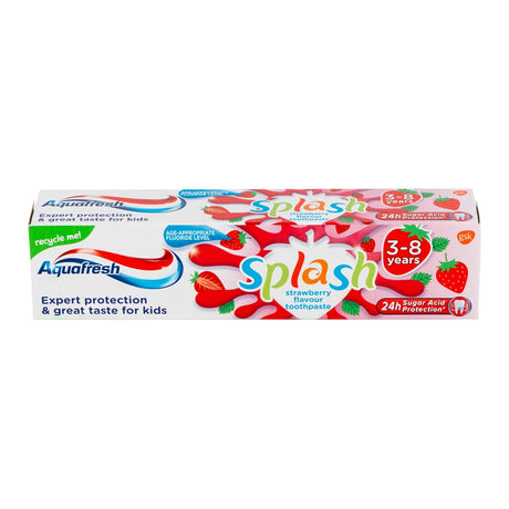 Aquafresh Splash Kids Toothpaste - Strawberry 213086-STRAWBERRY