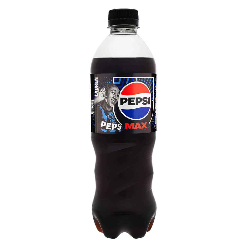 Pepsi Max Cola Soft Drink Bottle No Sugar 500ml
