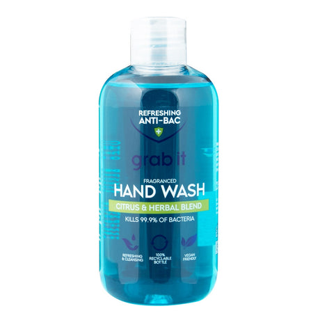 Antibacterial Handwash Citrus & Herbal Blend 250Ml 245808-BLUE