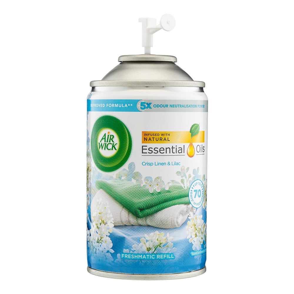 Air Wick Freshmatic Refill Crisp Linen & Lilac Air Freshener 250ml