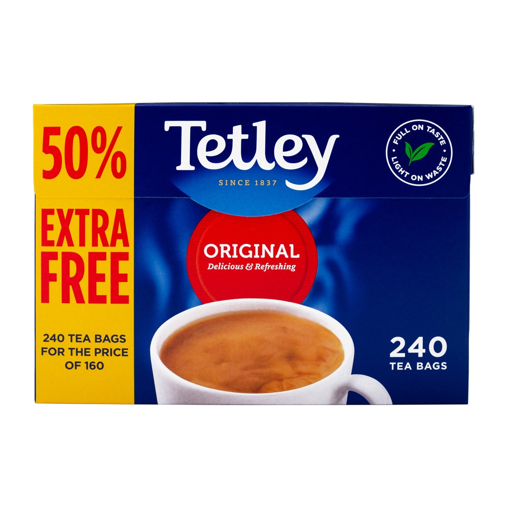 Tetley Tea 160 Tea Bags + 50% Free 257922