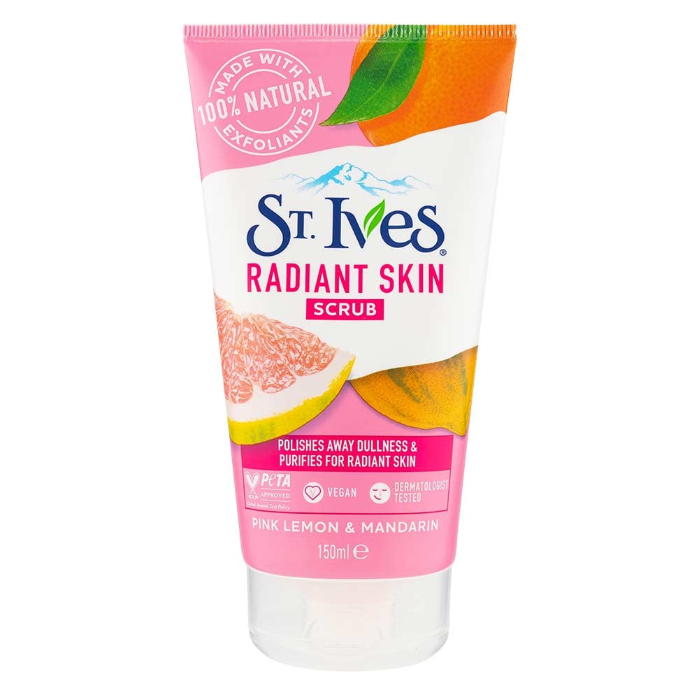St Ives Pink Lemon & Orange Scrub | Poundstretcher 258448
