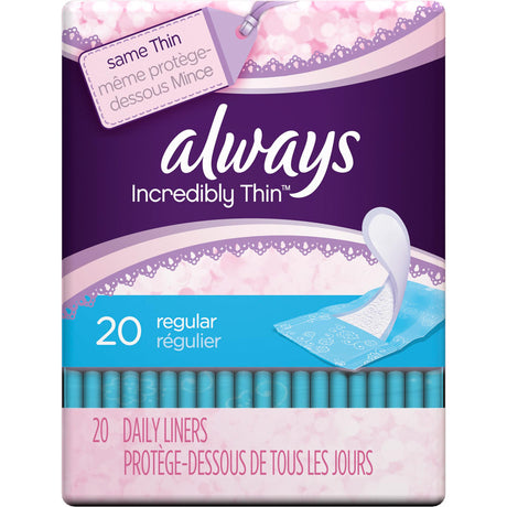 Always Daily Liners 20 Pack 262237