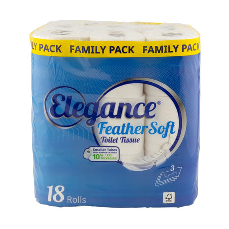 Elegance 3 Ply Toilet Roll - 18 Pack 270039