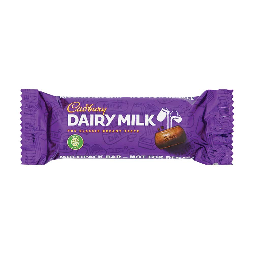 Cadbury Dairy Milk Chocolate 27.2g x 4 Pack
