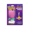 Pink Lotus Musical Birthday Candle 285610-PINK