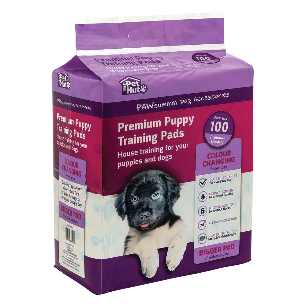 Pet Hut Premium Puppy Training Pads 100 Pack