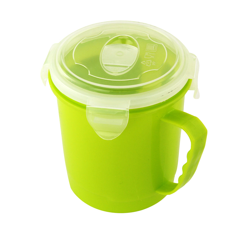 Green Microwavable Soup Mug 500Ml 325777-GREEN