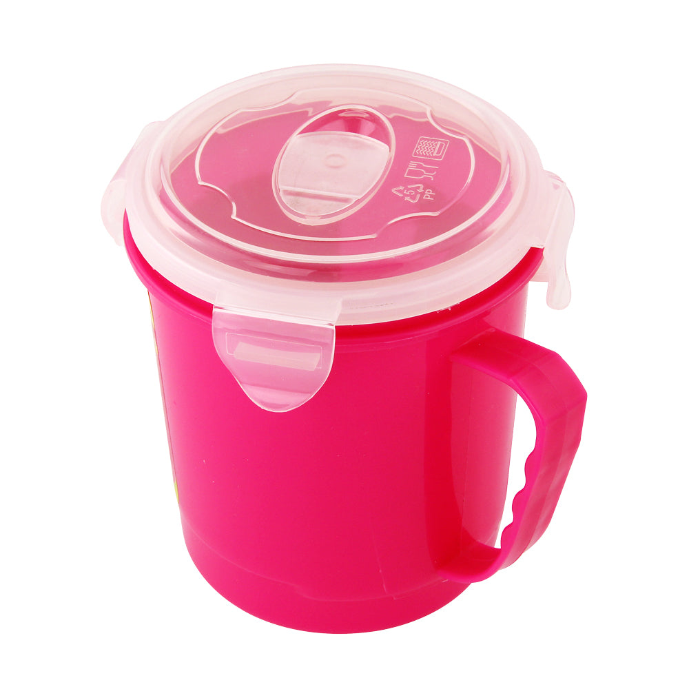 Pink Microwavable Soup Mug 500Ml 325777-PINK