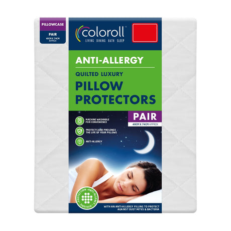 2 Pack Anti-Allergy Pillow Protector 315439
