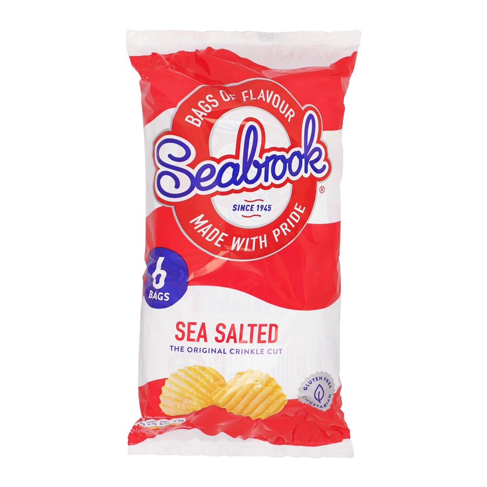 Seabrook Sea Salted Crisps 6 Pack 290219