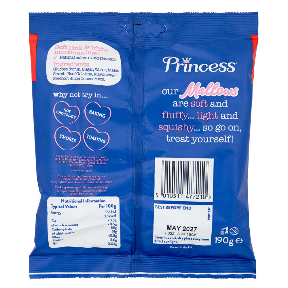 Princess Mallows Marshmallows 150g