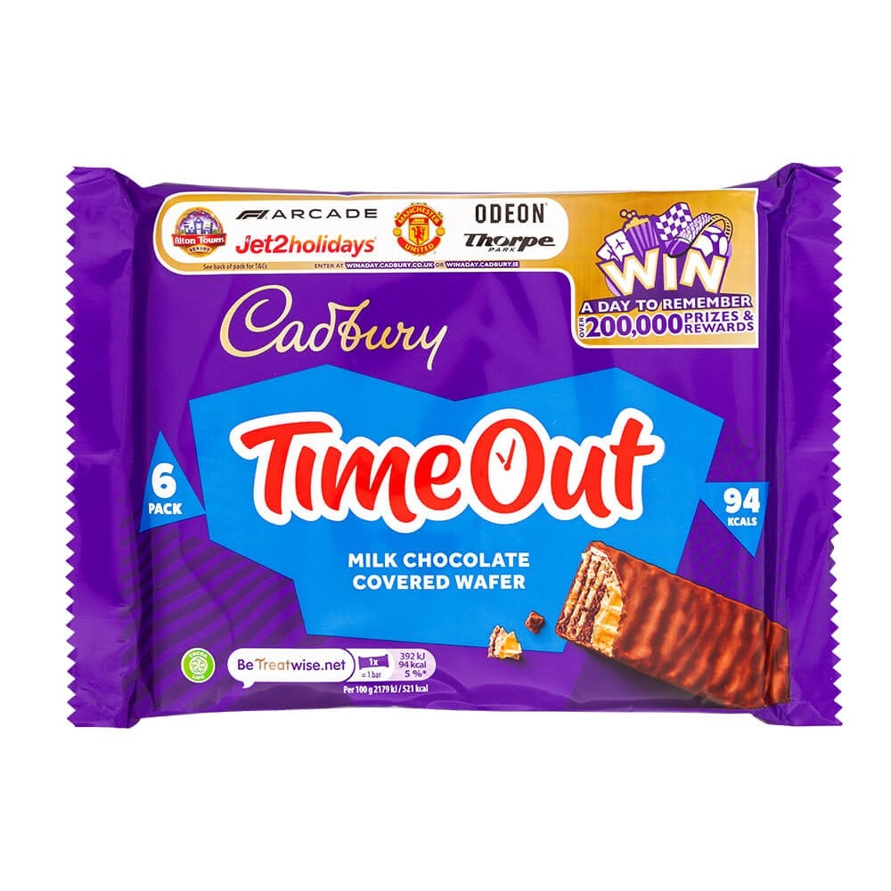 Cadbury Timeout 6 X 18G  | Poundstretcher 300388