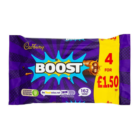 Cadbury Boost Chocolate 4 Pack 300393