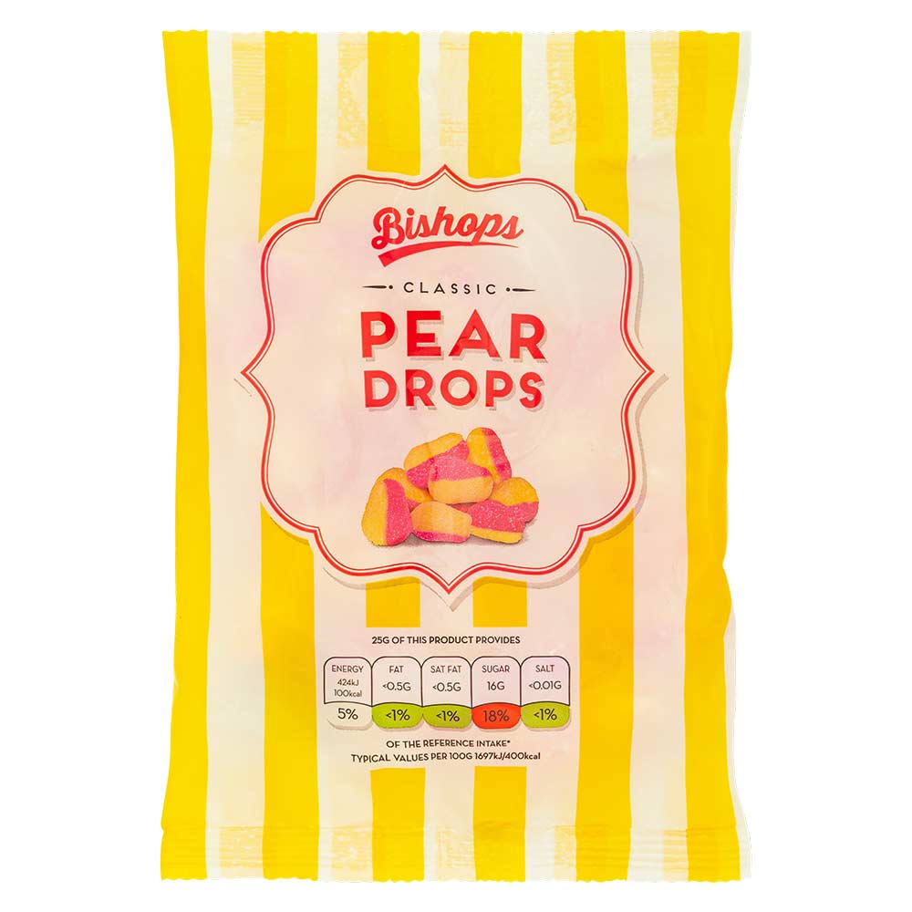 Bishops Pear Drops 150g