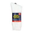 3 Pack Mens Sports Socks - White 303478-WHITE