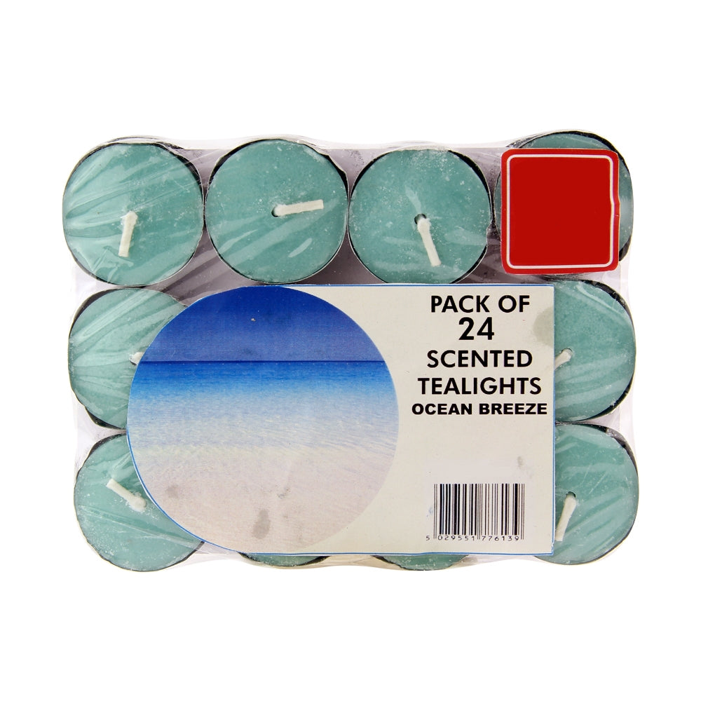 24 Scented Tealights - Ocean Breeze 316499