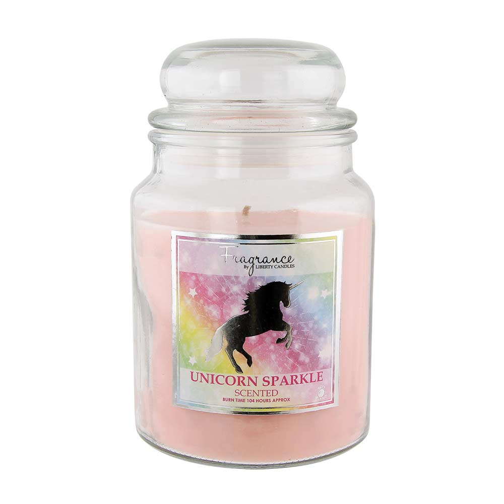 18oz Unicorn Sparkle Jar Candle