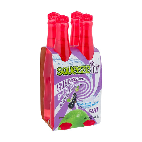 Squeeze It Apple & Blackcurrant Juice Drink 4 Pack 304803
