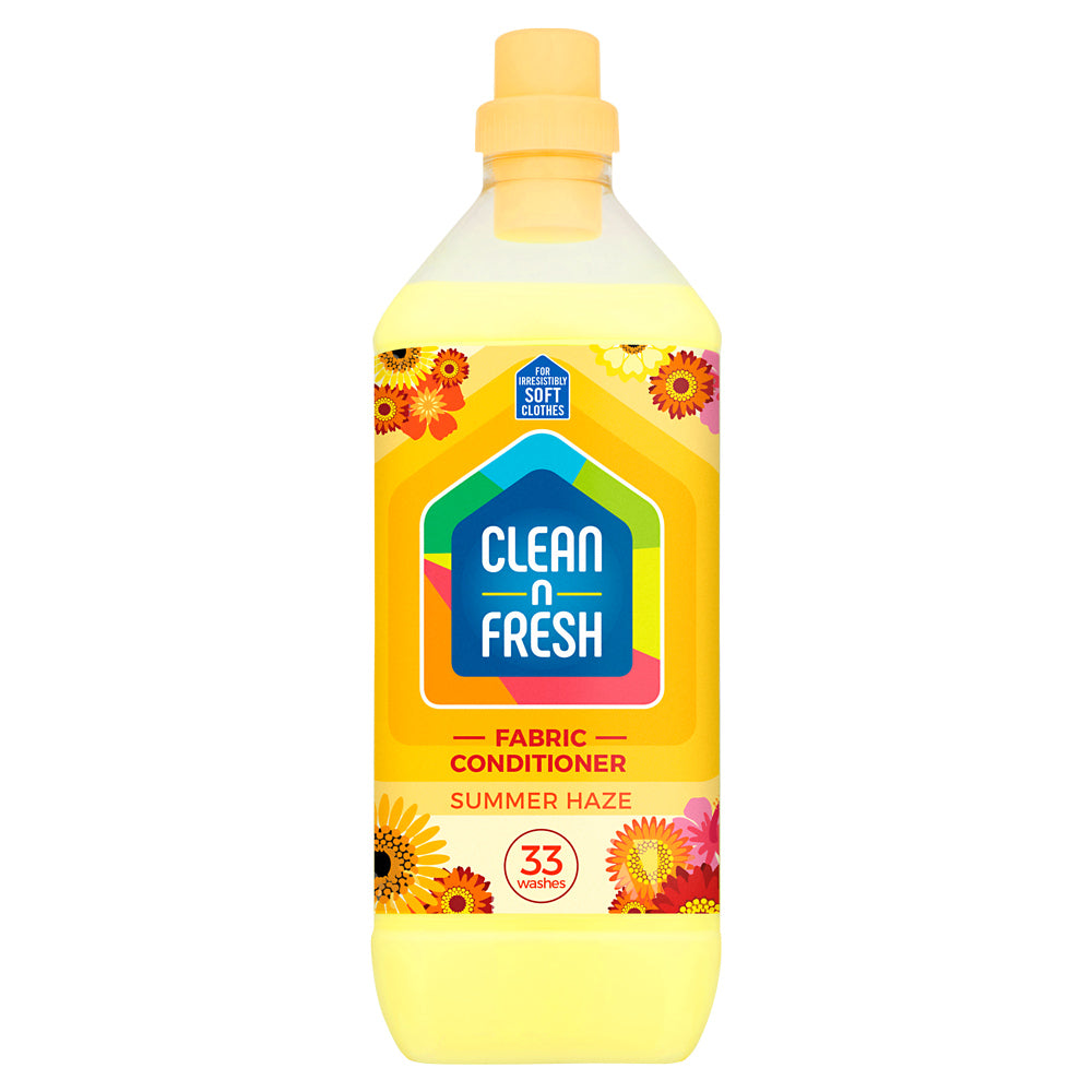 Clean N Fresh Fabric Conditioner Summer Haze 33 Washes 1 litre