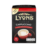 Lyons Premium Cappuccino Sachets 15g x 12 Pack
