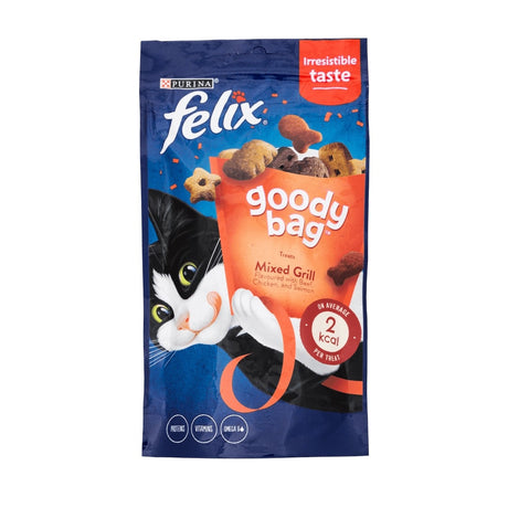 Felix Goody Bag Cat Treats Mixed Grill 60G | Poundstretcher  306851