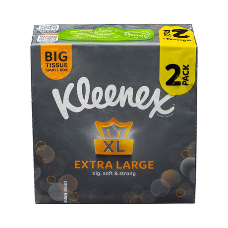 Kleenex Extra Large Tissue Box 2 Pack | Poundstretcher  307265