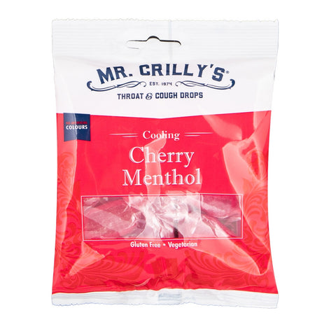 Mr. Crilly'S  Cherry Menthol Sweets 90G 308256