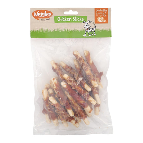 Wiggles Chicken Sticks Dog Treats - 300G 310352