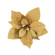 Poinsettia Clip-Gold 325137-GOLD