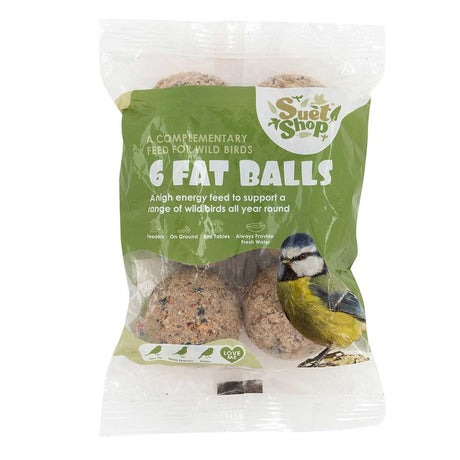 Wild Bird Fat Balls 6 Pack 312507