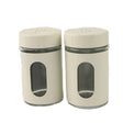 Metal Salt & Pepper Shakers - Cream 325825-CREAM